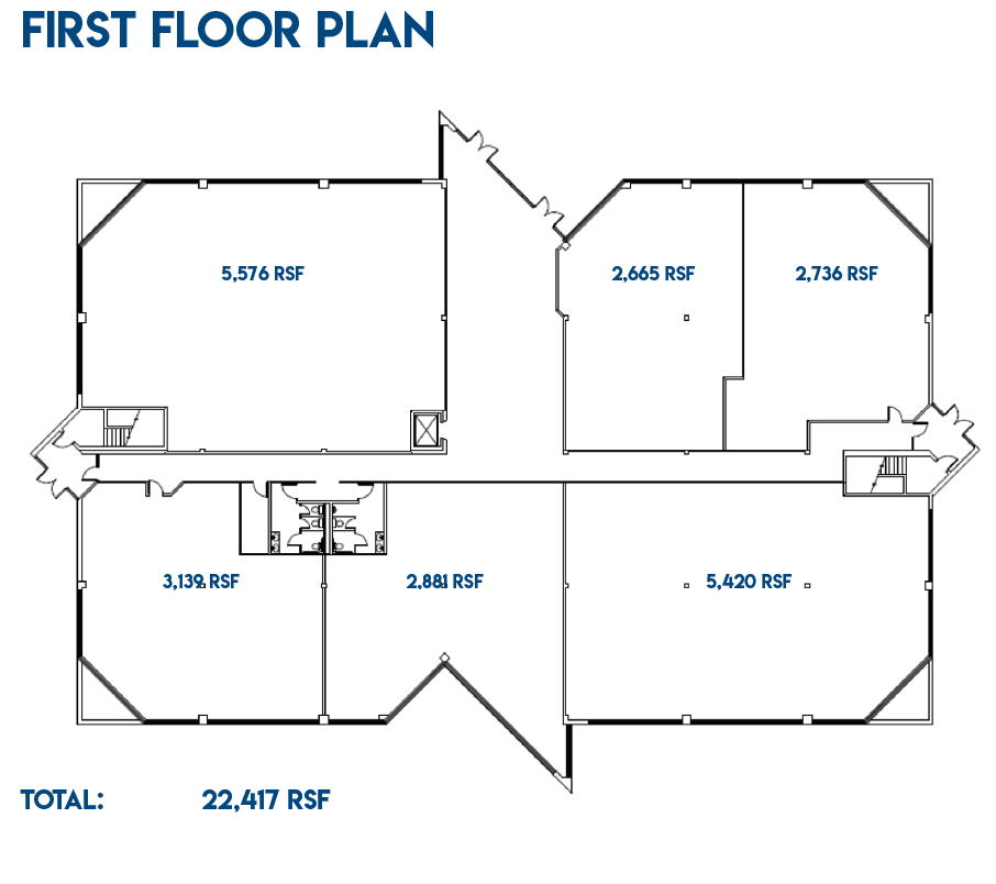 First Floor Plan Montvale Office